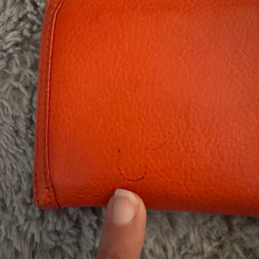 MARC JACOBS Orange Leather Women's Wallet